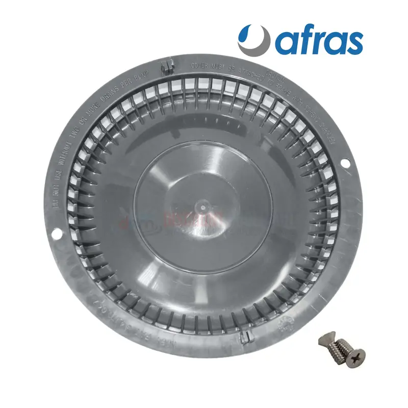 Afras Light Gray Anti-Vortex Drain Cover – 7-3/8 Inch Pool Drain Protector 1