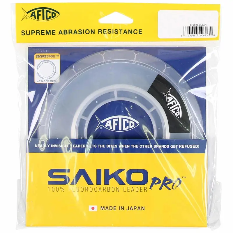 Aftco Saiko Pro Fluorocarbon Leader – 25-Yard Spool 1