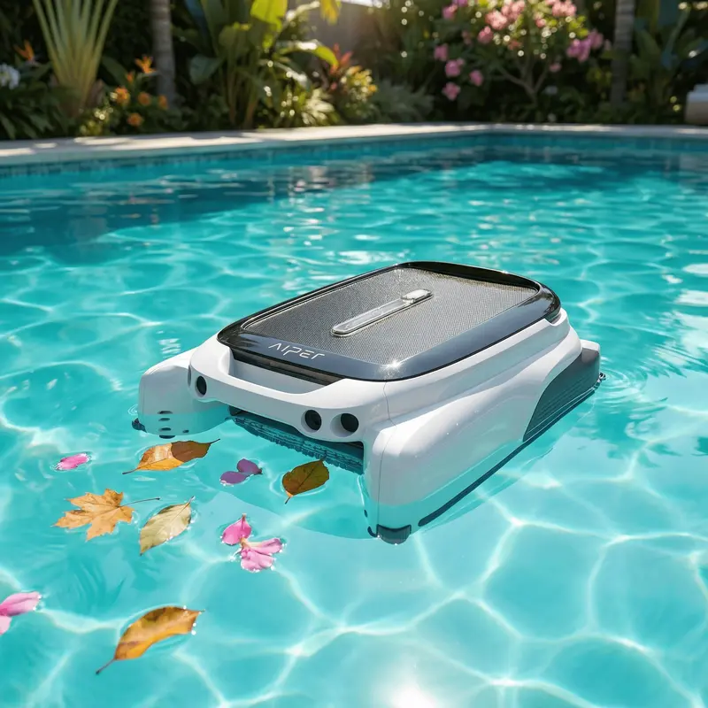 Aiper Surfer M1 Cordless Solar-Charged Robotic Pool Skimmer 1