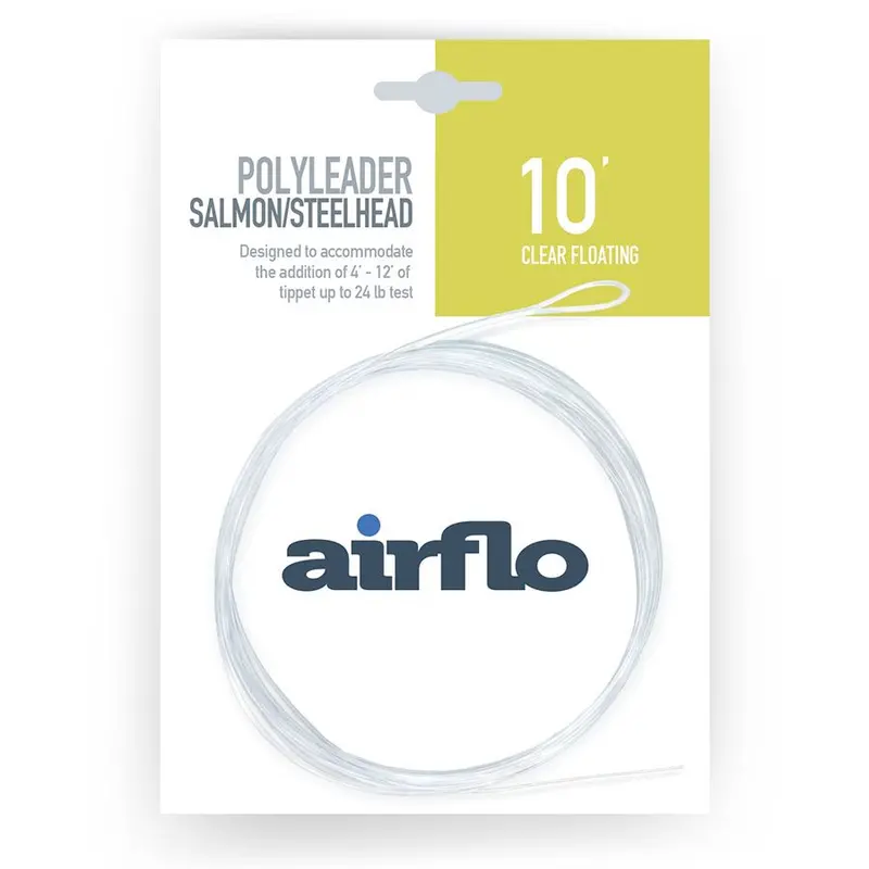 Airflo Salmon & Steelhead Polyleader – 10-Foot Tapered Leader 1