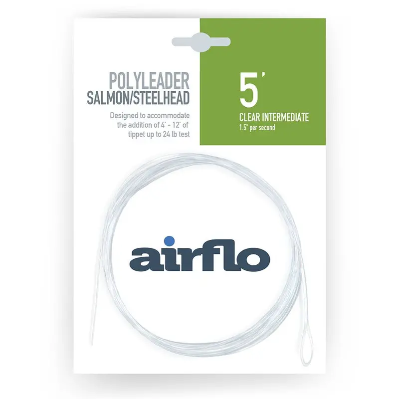 Airflo Salmon & Steelhead Polyleader – 5-Foot Short-Taper Leader 1