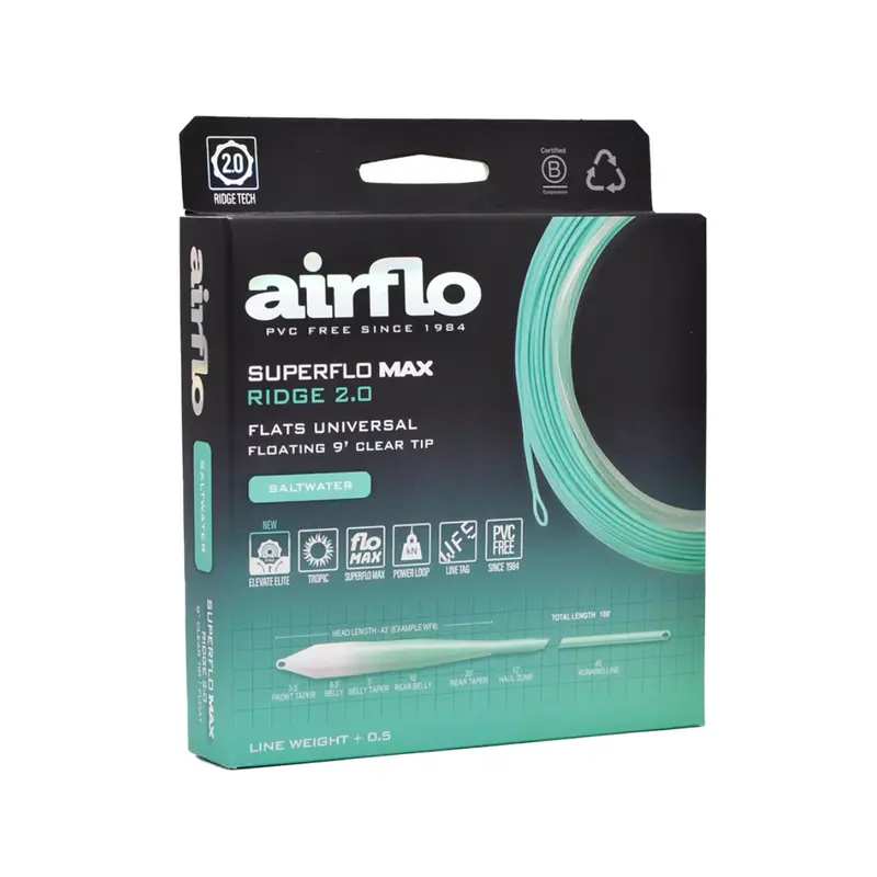 Airflo Superflo Max Ridge 2.0 Flats Line – Universal Weight Forward 1