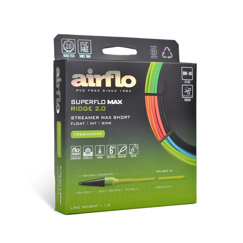 Airflo Superflo Max Ridge 2.0 Streamer-Specific Short Head 1