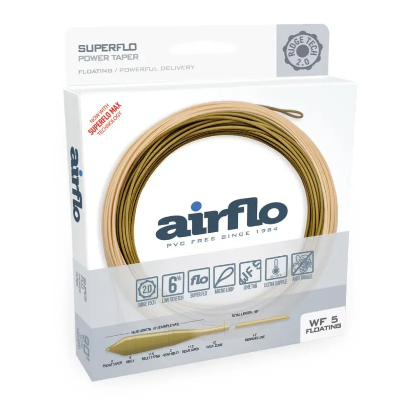 Airflo Superflo Power Taper Fly Line – Versatile Casting Performance 1