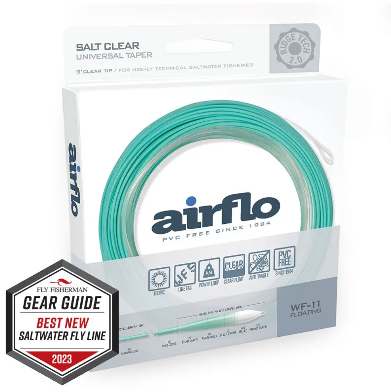 Airflo Superflo Ridge 2.0 Flats Fly Line – 9' Clear Tip, Floating 1
