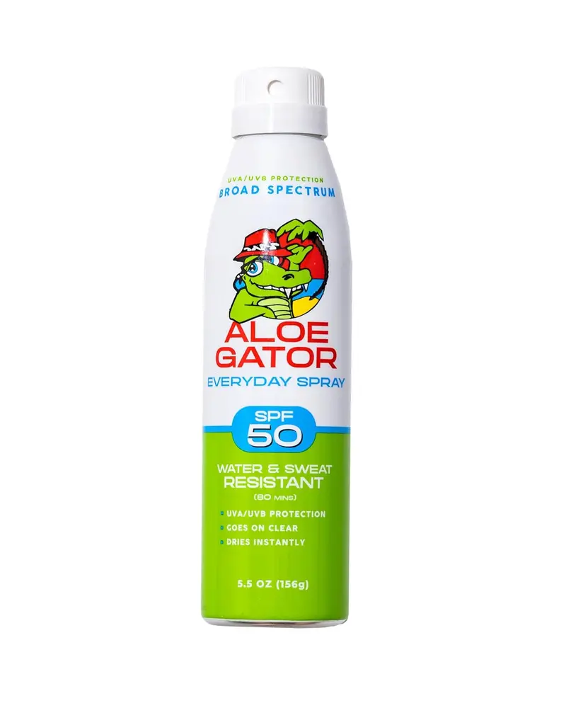 Aloe Gator Spf 50 Sunscreen Spray – 5.5 Oz 1
