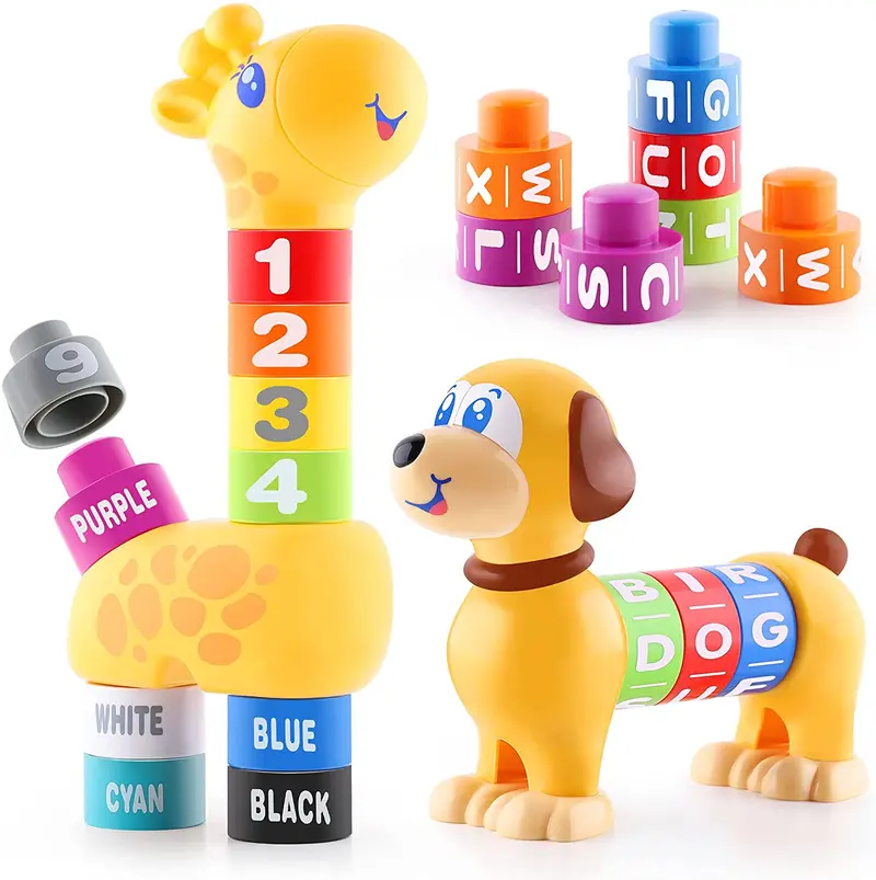 Alphabet And Number Building Block Set For Early Learners 1