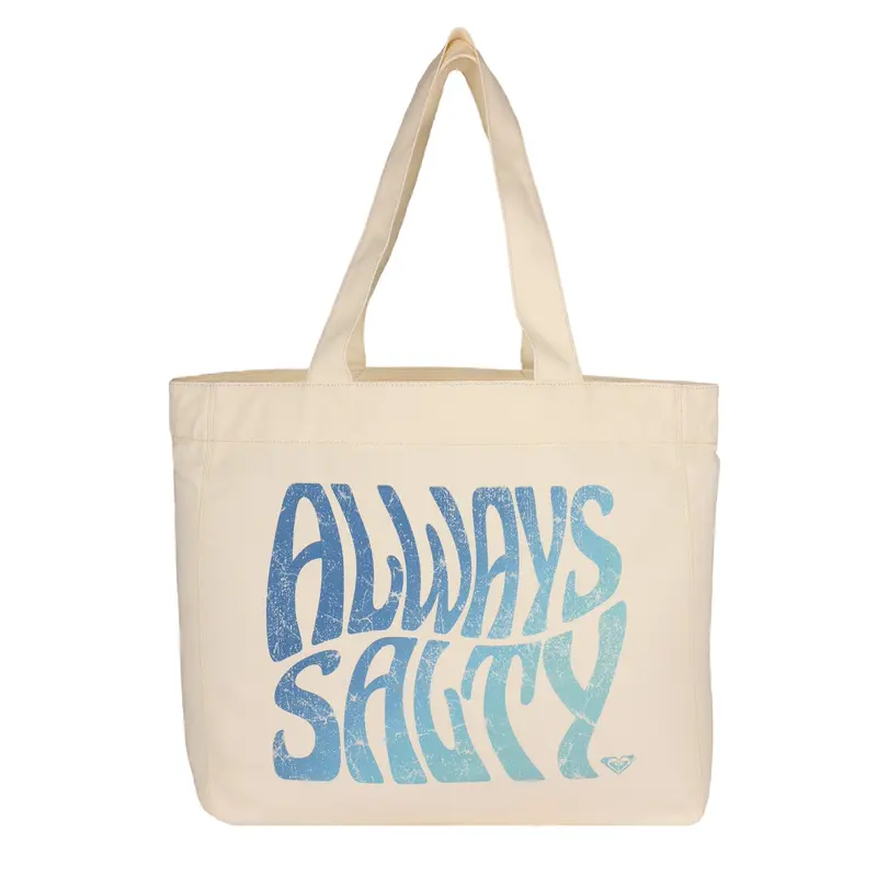'Always Salty' Canvas Tote Bag – Roxy 1