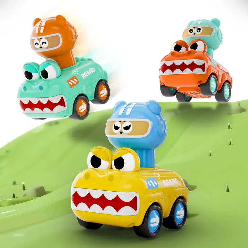Animal-Themed Press-To-Go Cars For Toddlers 1