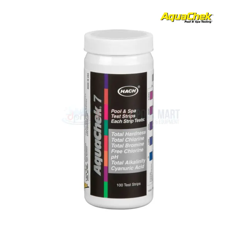 Aquachek Silver 7-In-1 Test Strips – 100-Count Comprehensive Water Testing 1