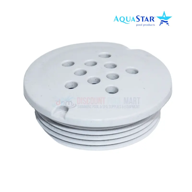 Aquastar 1.5" Bubbler Plate – White Aeration Fixture For Pool Returns (Bp101) 1