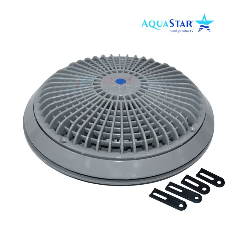 Aquastar 10" Round Main Drain Cover – Heavy-Duty Grate For Pool Safety (A10Rcfr103) 1