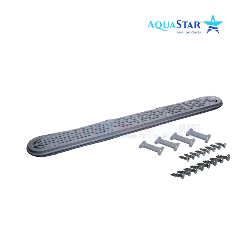 Aquastar 32" Flat-Grate Channel Drain – Linear Drain With Integrated Sump (32Cdflfr103) 1