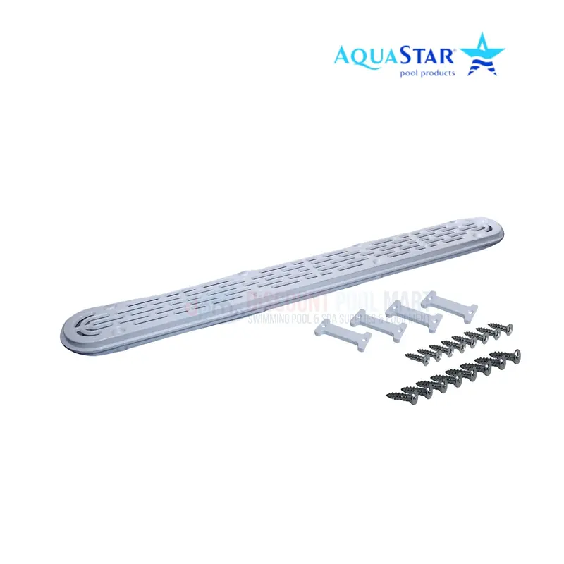 Aquastar 32-Inch Linear Channel Drain With Flat Grate 1