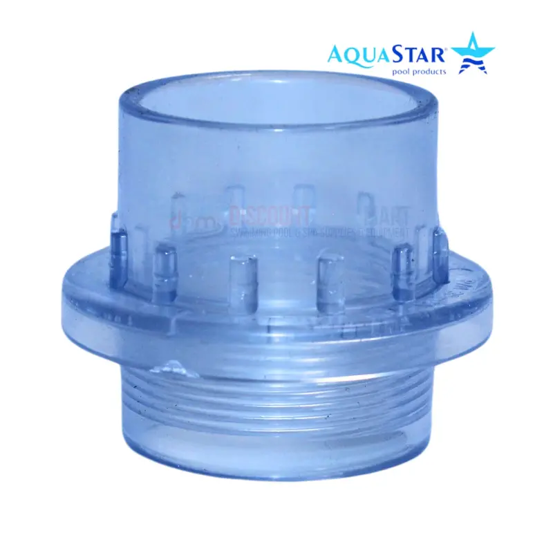 Aquastar Light Niche Return Fitting – 1.5" Pipe, Clear Housing (3600) 1