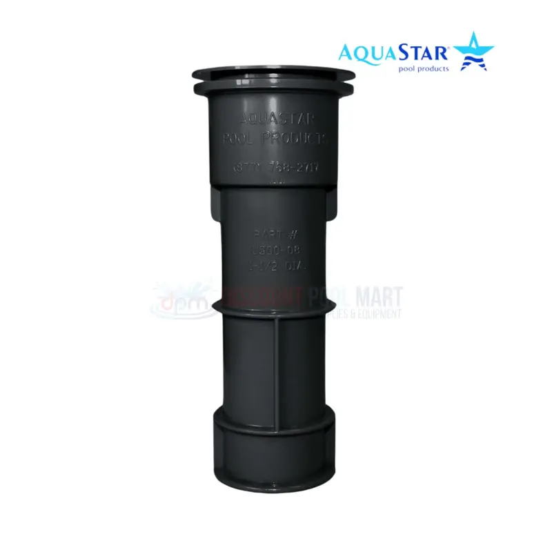 Aquastar Us102 Umbrella Stand – Sleek Black Design With Sleeve & Cap (7.5" Diameter) 1