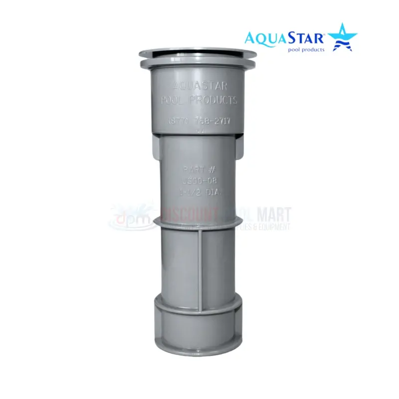 Aquastar Us103 Umbrella Stand With Sleeve And Center Cap – Sturdy Gray Base (7.5" Diameter) 1