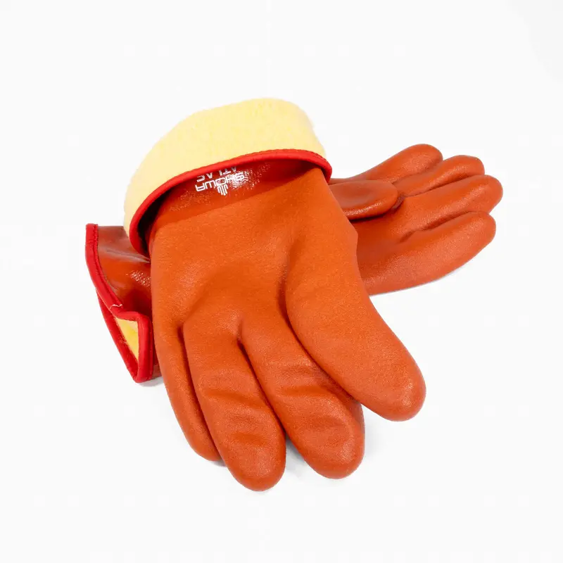 Atlas Vinylove 460 Gloves – Pvc-Coated, Fleece-Lined 12-Inch Fishing Gloves For Grip And Warmth 1
