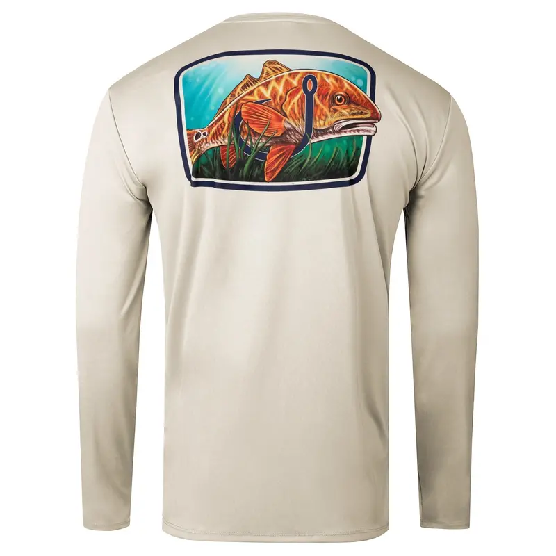 Avid Avidry Tidal Red Long-Sleeve Lycra Shirt 1
