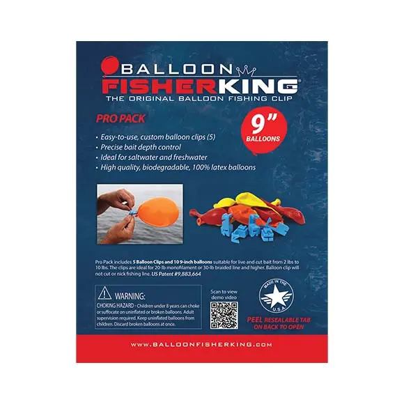 Balloon Fisher King Pro Balloon Clip Packs – Customizable Drift-Fishing Accessories 1