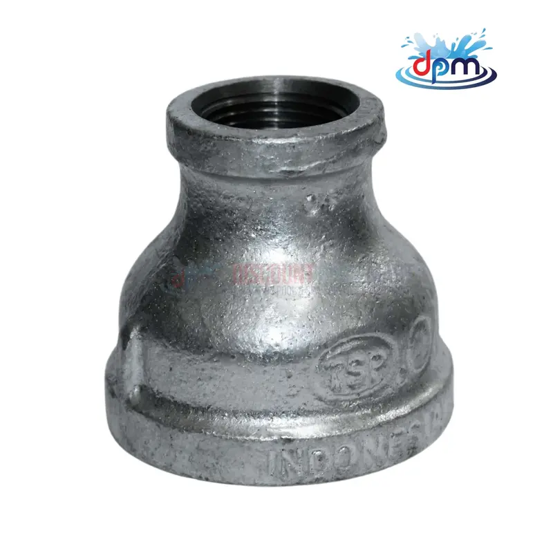 Bell-Type Galvanized Reducing Coupling – 1-1/2-Inch To 3/4-Inch 1
