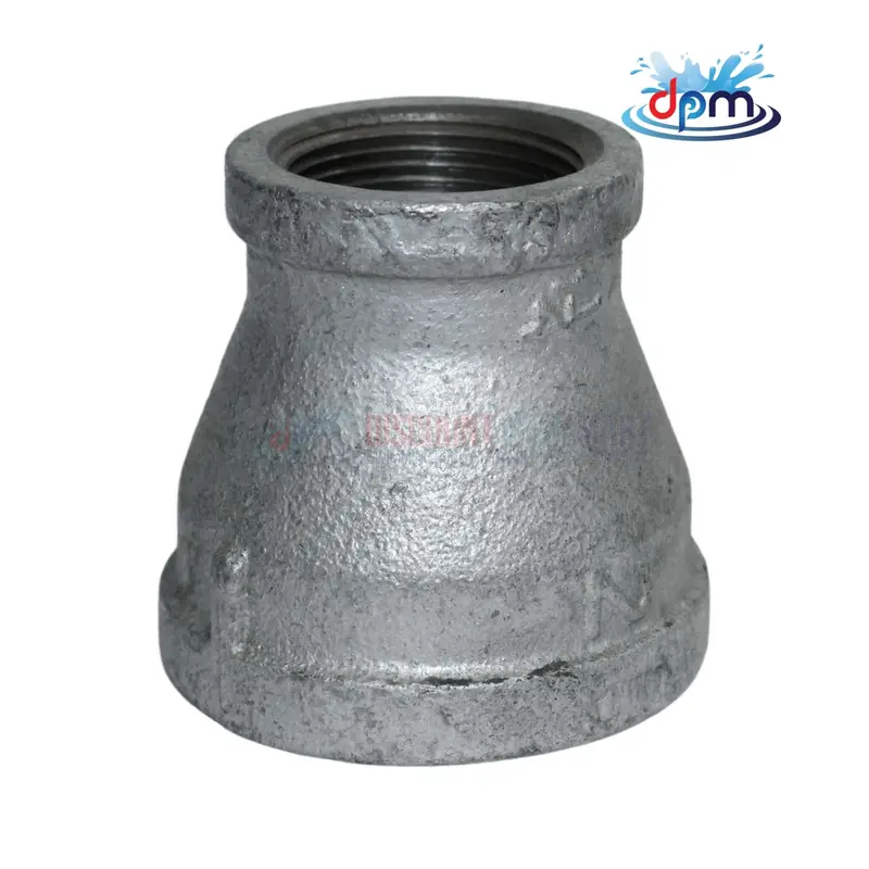 Bell-Type Galvanized Reducing Coupling – 2-Inch To 1-1/4-Inch 1