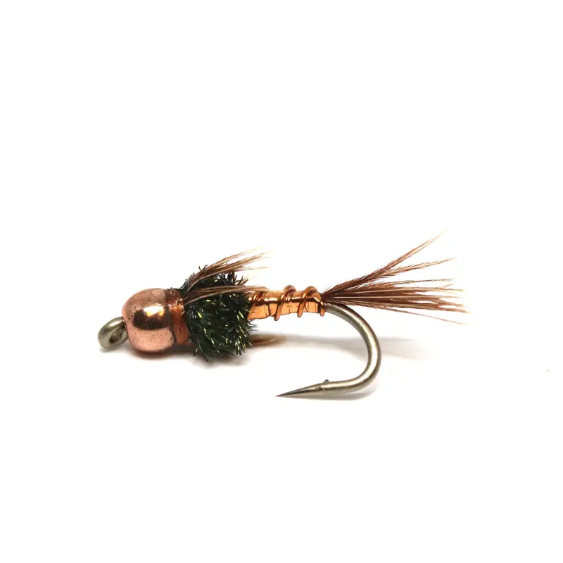 Bh Lightning Bug Nymph – Copper Variant, Pre-Tied Trout Fly 1