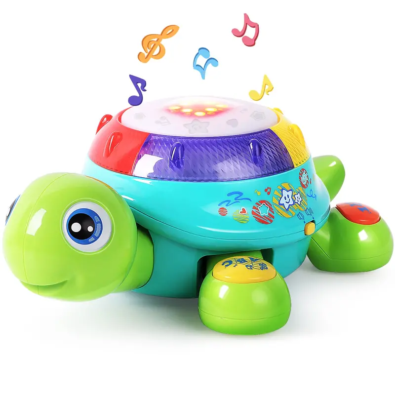 Bilingual Musical Turtle Toy: English & Spanish Learning With Lights And Sounds 1