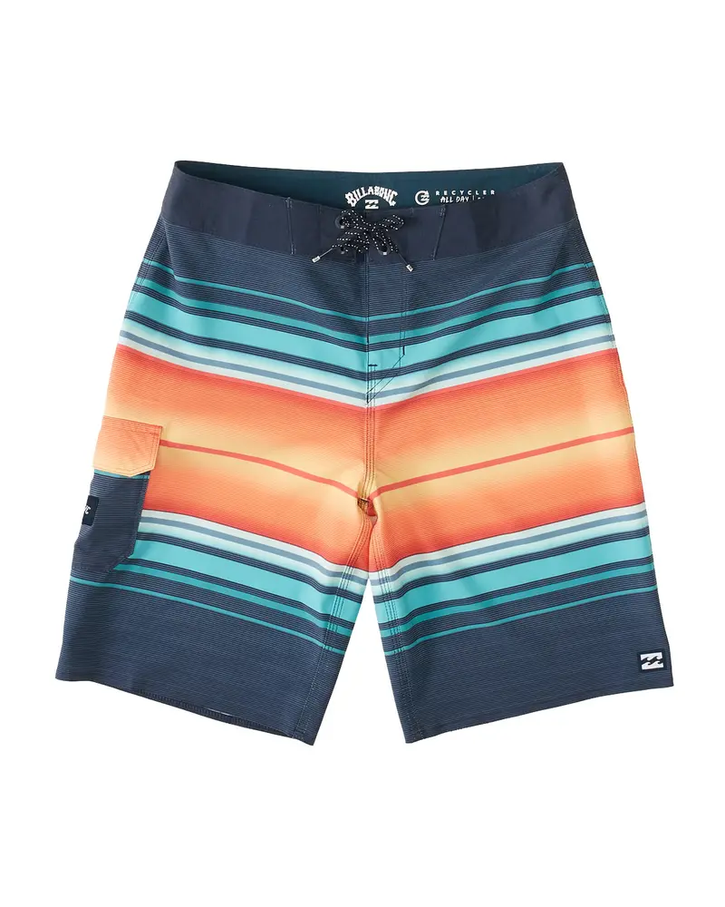 Billabong All Day Stripe Pro Swim Trunks 1