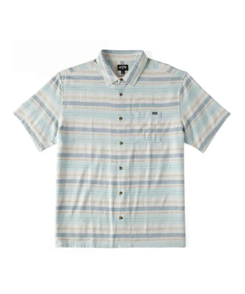 Billabong All Day Stripe Woven Short-Sleeve Shirt 1