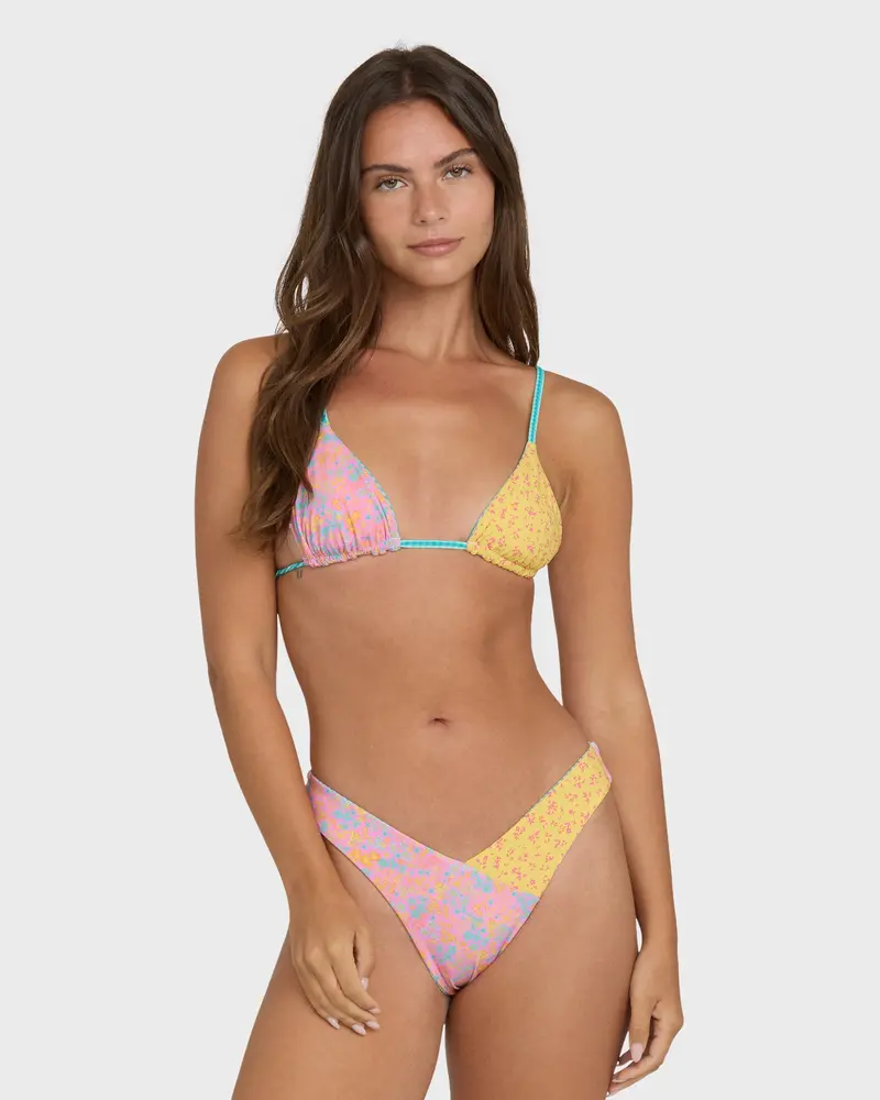 Billabong Babe Alert Reversible Mini Slide Tri-Top 1