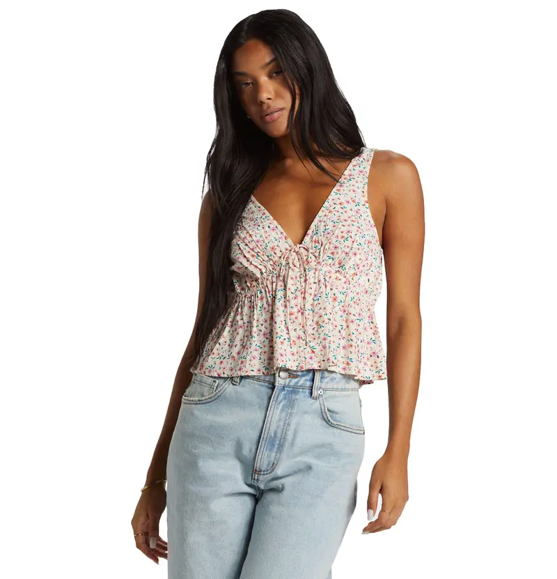 Billabong Close To You V-Neck Casual Top 1