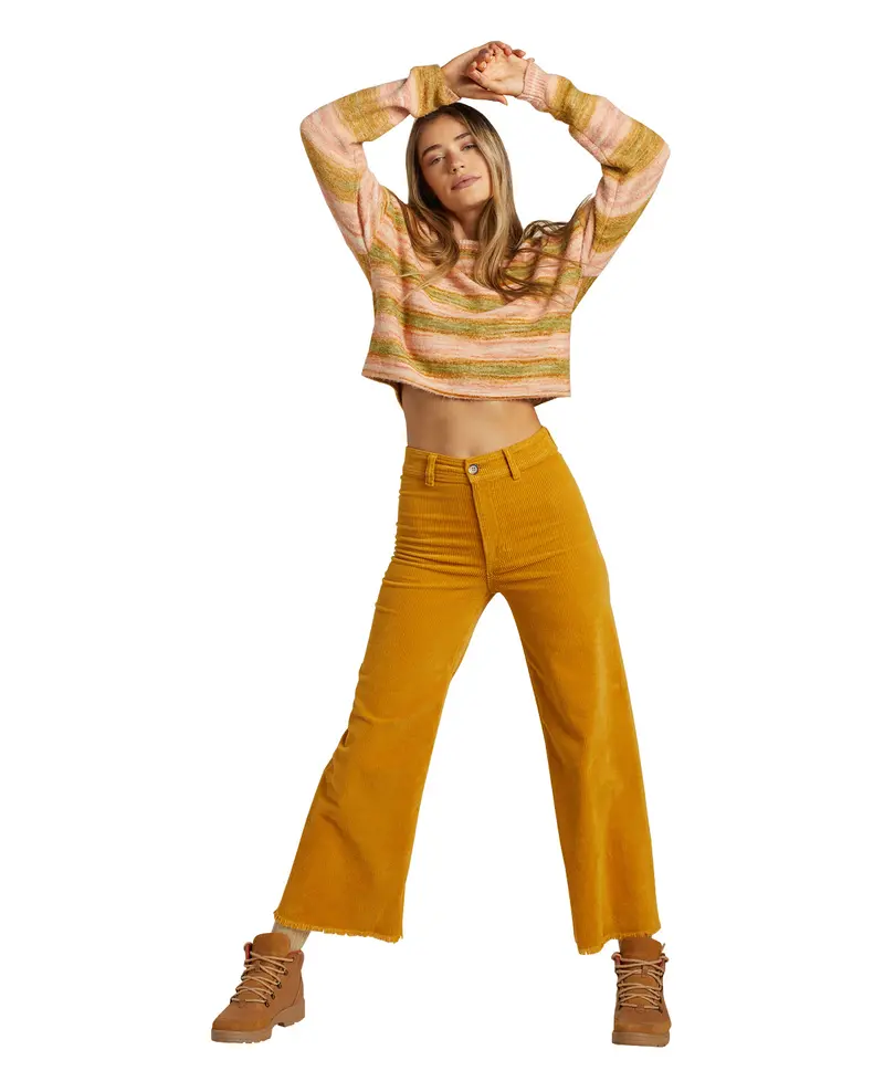 Billabong Free Fall Corduroy Pants – Relaxed-Fit Casual Trousers 1