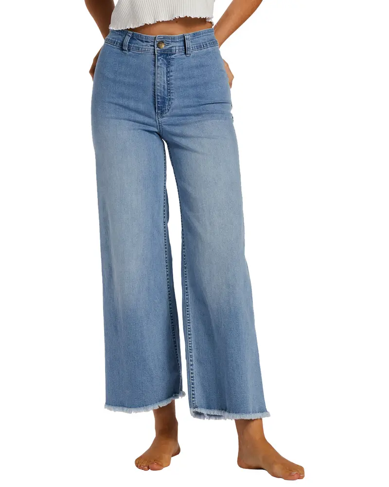 Billabong Free Fall Indigo Denim Shorts 1