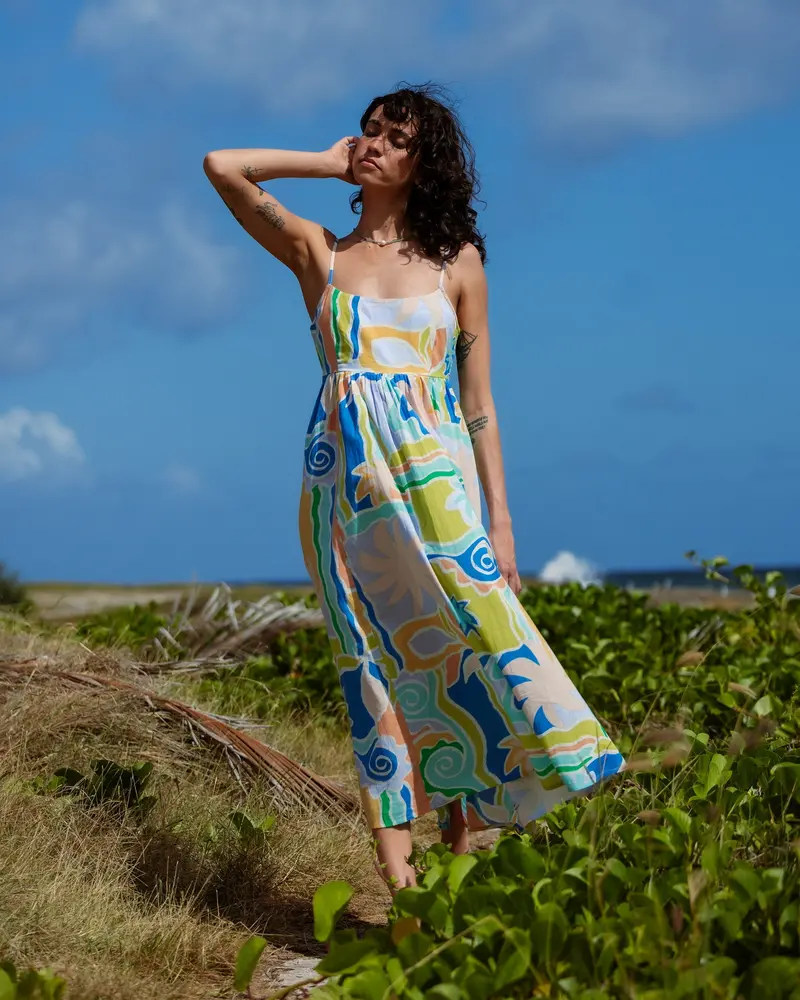 Billabong Island Life Midi Dress – Tropical Print 1