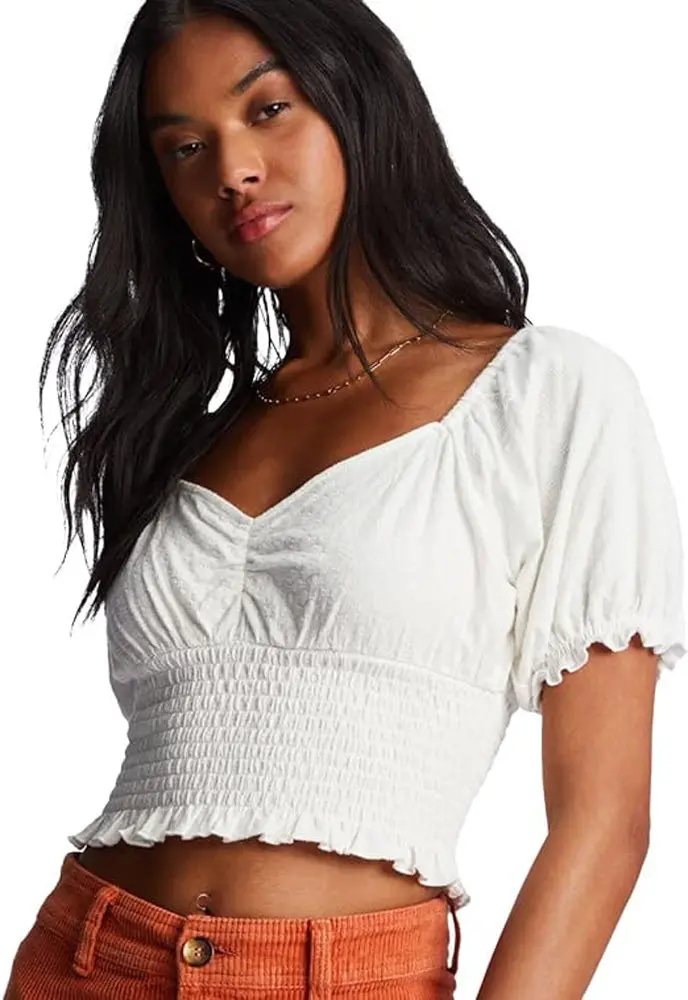 Billabong Love Song Cropped Surf Top 1