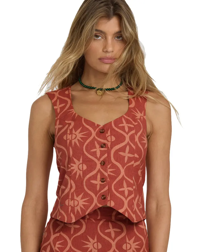 Billabong Sunny Waves Sleeveless Vest 1