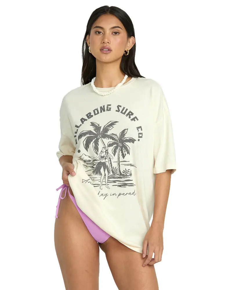 Billabong This Is Tropical Tee – Bold Print Short-Sleeve Top 1