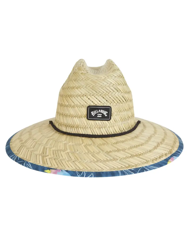 Billabong Tides Print Wide-Brim Straw Sun Hat 1