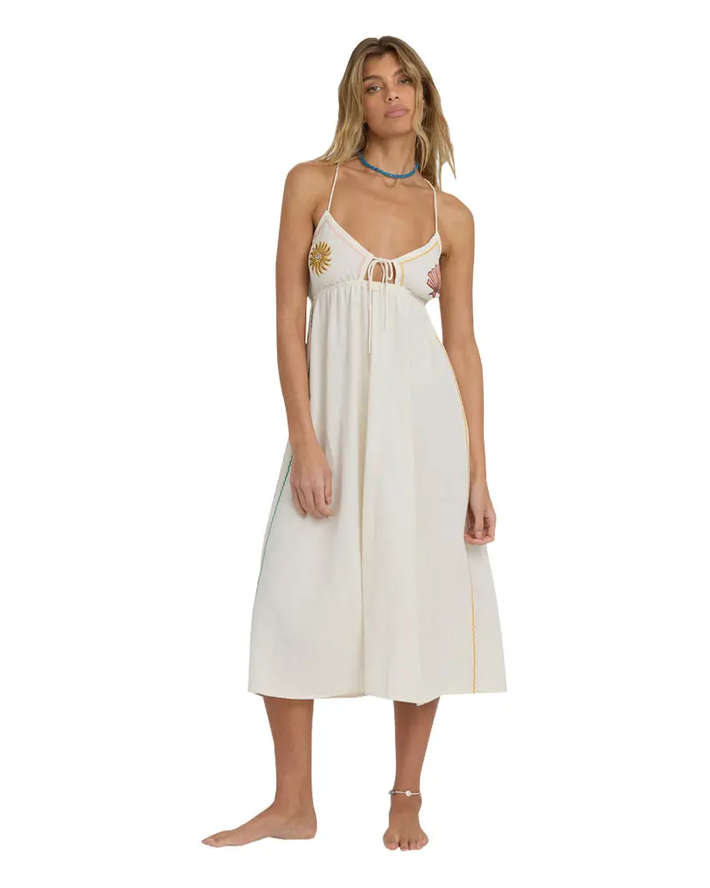 Billabong Wave Haze Midi Dress – Lightweight Summer Style 1