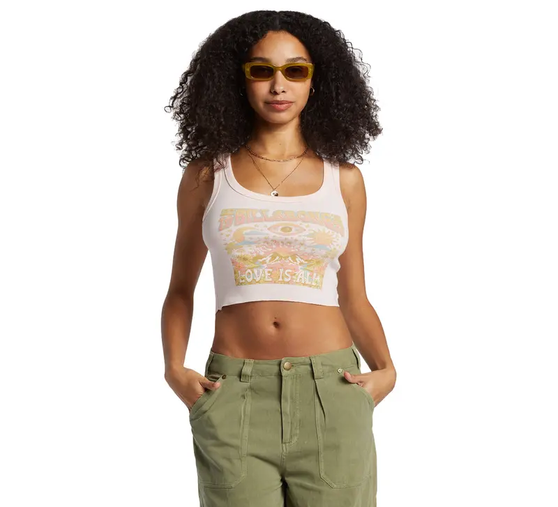 Billabong You'Re A Peach Graphic Sleeveless Tank 1