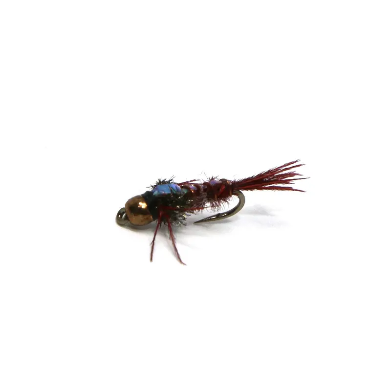 Black-Hot Pheasant Tail Nymph With Red Accent 1