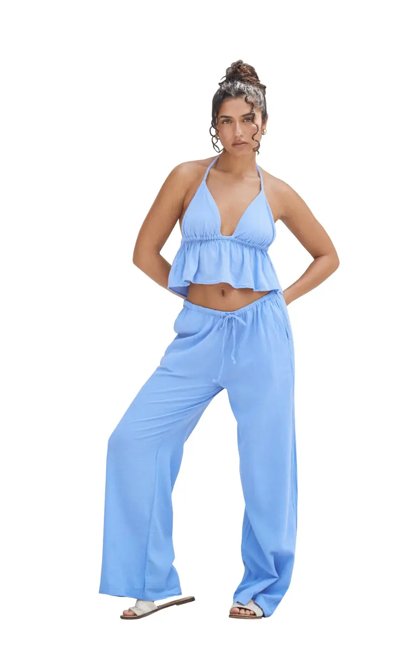 Blanco Drawstring Waist Comfort Pants 1
