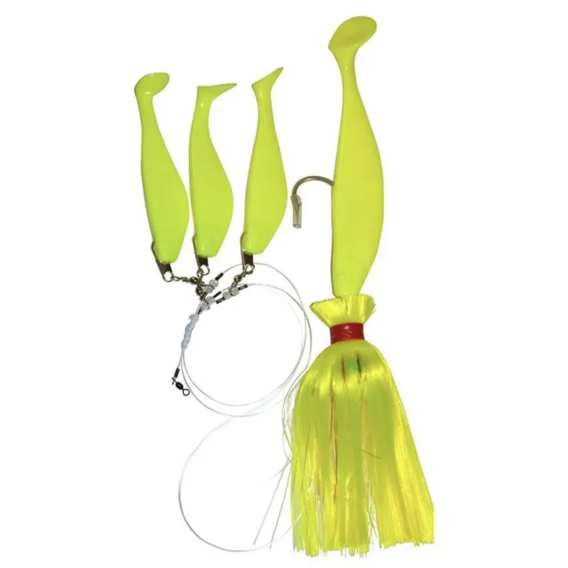 Blue Water Candy Striper Candy Chains – Flashing Tandem Rig For Stripers 1
