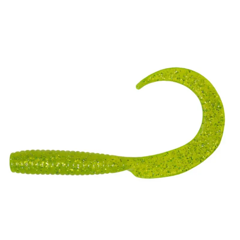 Blue Water Candy Swirl Tail Grub – Vibrant Action Soft Bait 1