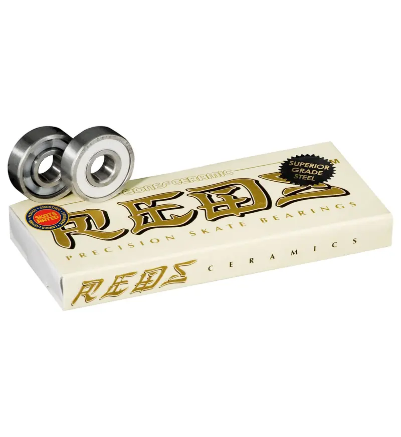Bones Reds Ceramic Skateboard Bearings 1