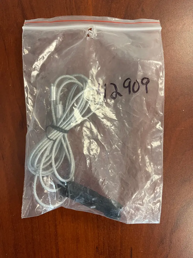 Breakaway Safety Cable With Hook-And-Pin Assembly 1