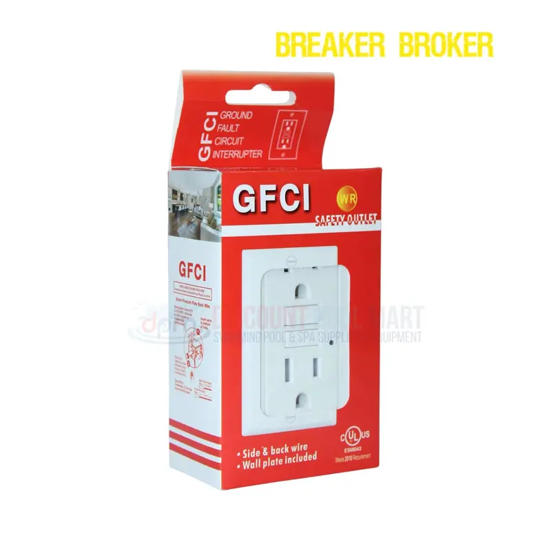 Breaker Broker Gfci Light Switch – Weatherproof, Tamper-Resistant, 20A, White 1