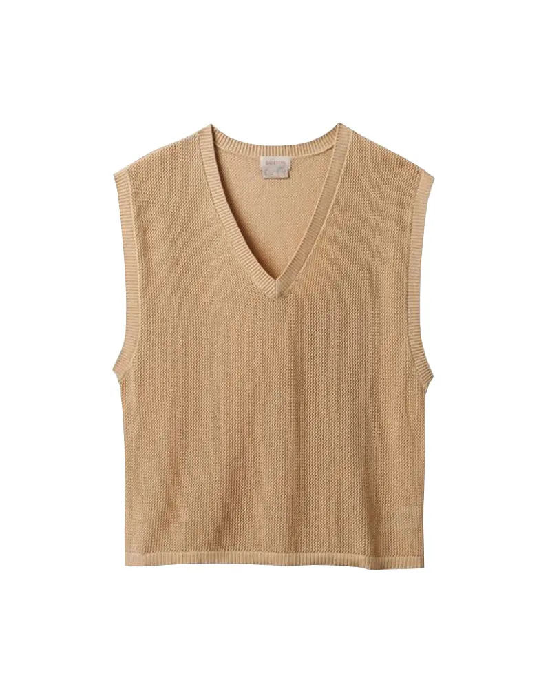 Brixton Aruba Boxy V-Neck Top 1