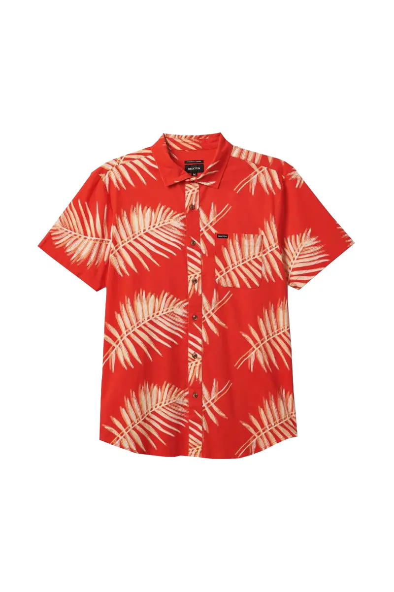 Brixton Charter Print Short-Sleeve Woven Shirt 1